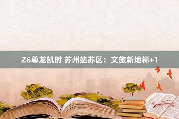 Z6尊龙凯时 苏州姑苏区：文旅新地标+1